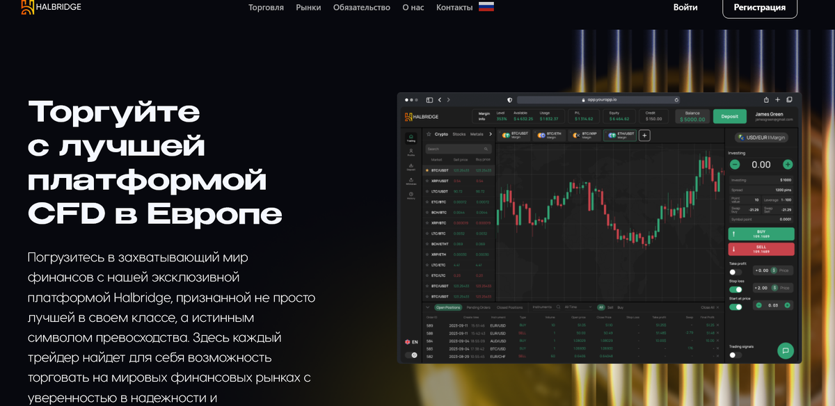 Halbridge — отзывы трейдеров: международная площадка или брокер-мошенник?