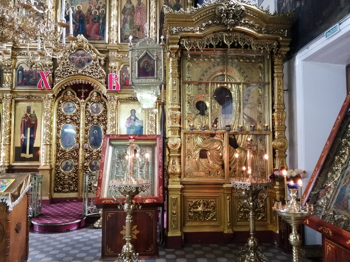 Местный дореволюционный список с бронницкой иконы Божией Матери "Иерусалиская"