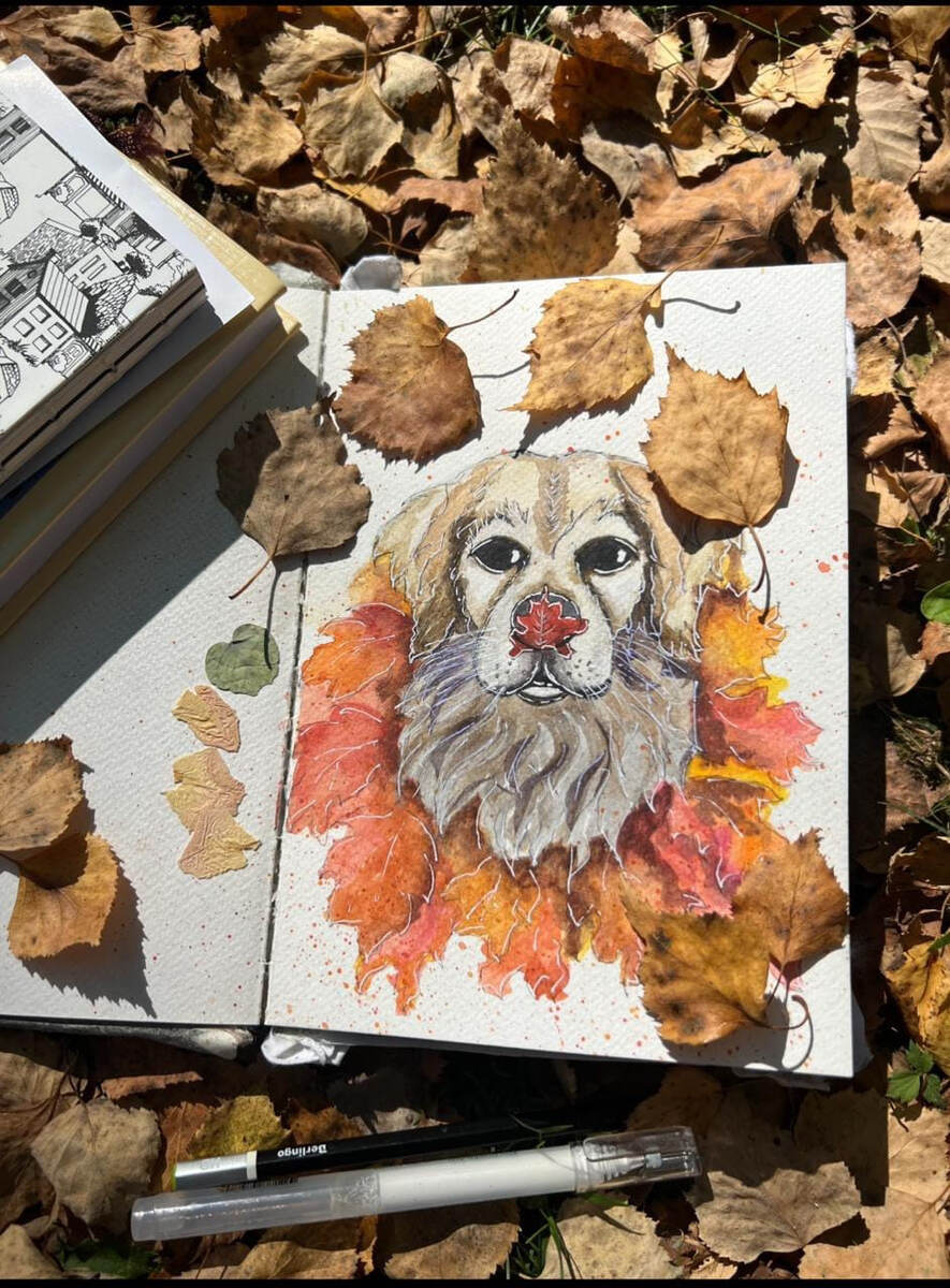    Одна из картин Анны