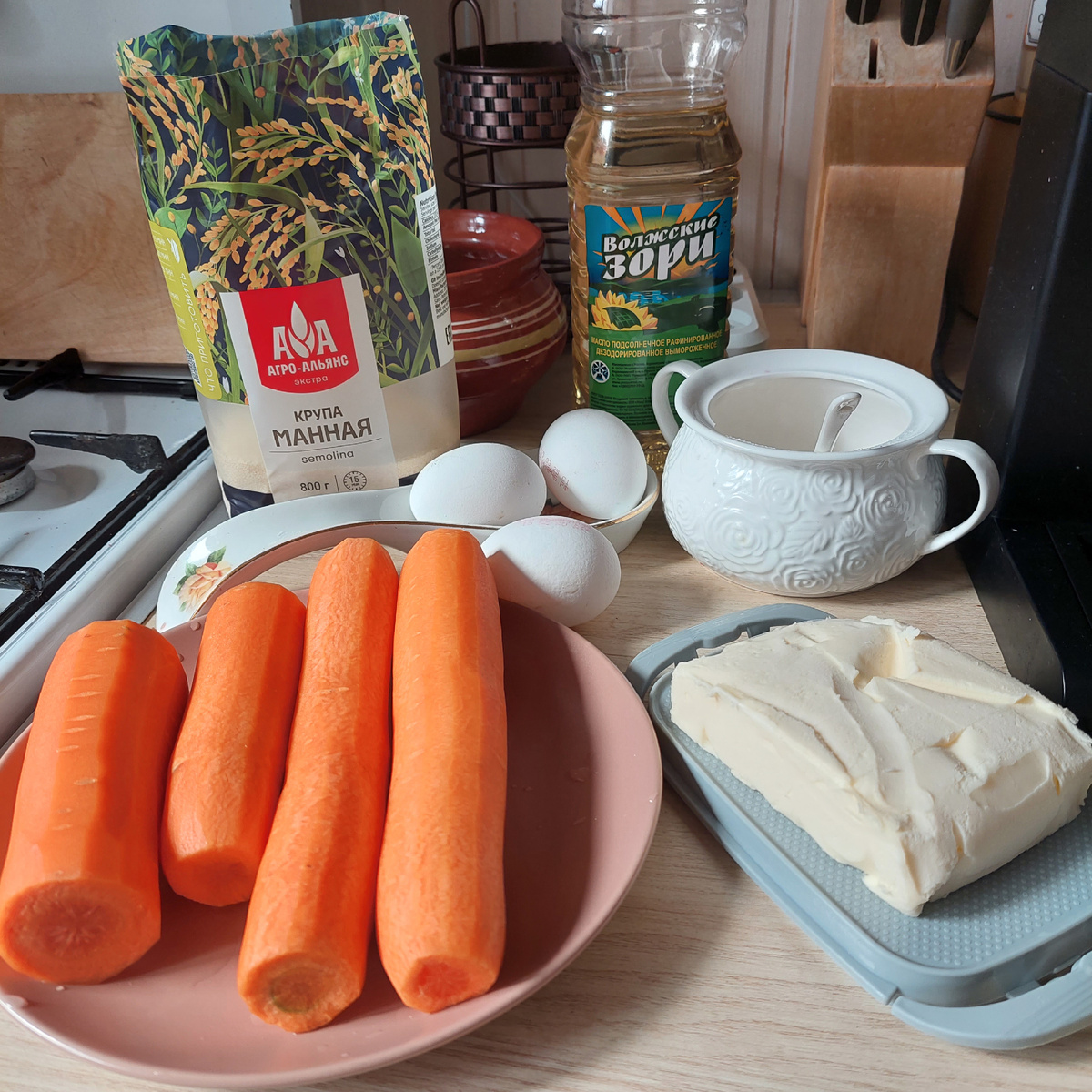 Всё, что нам потребуется для приготовления.