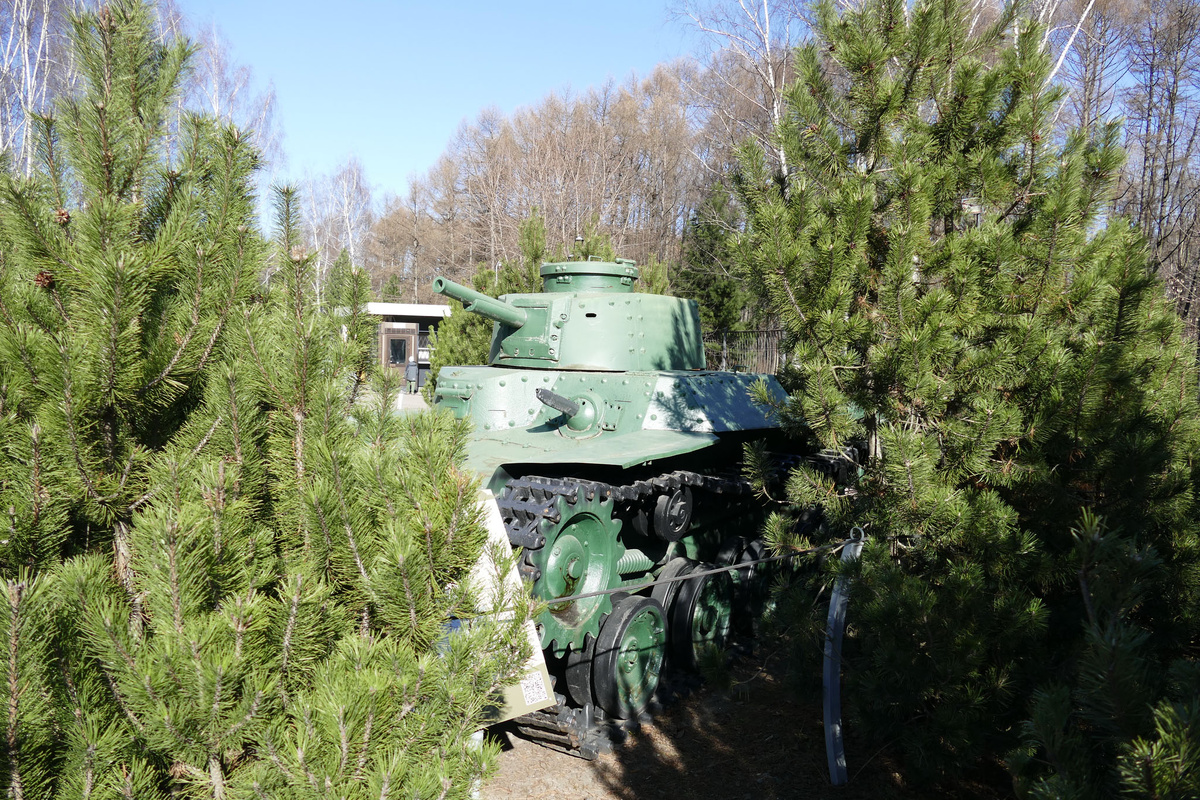 Нынешнее состояние танка. Озеленителям общий привет.