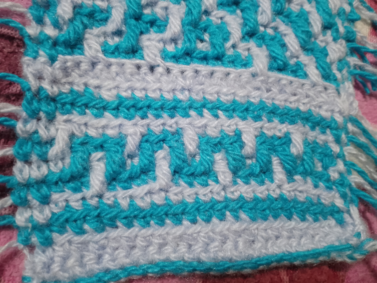 Мозаичное вязание