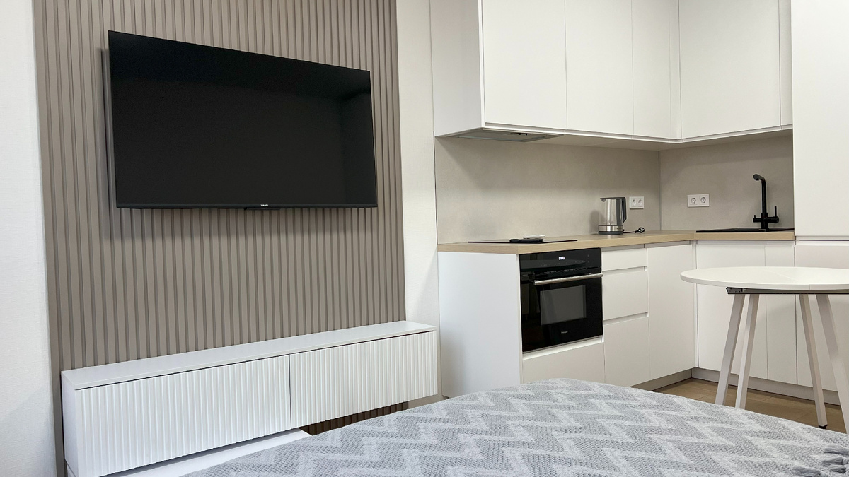 Кухня в Маленькой студии. Хоумстейджер - Анна Шевелева. 