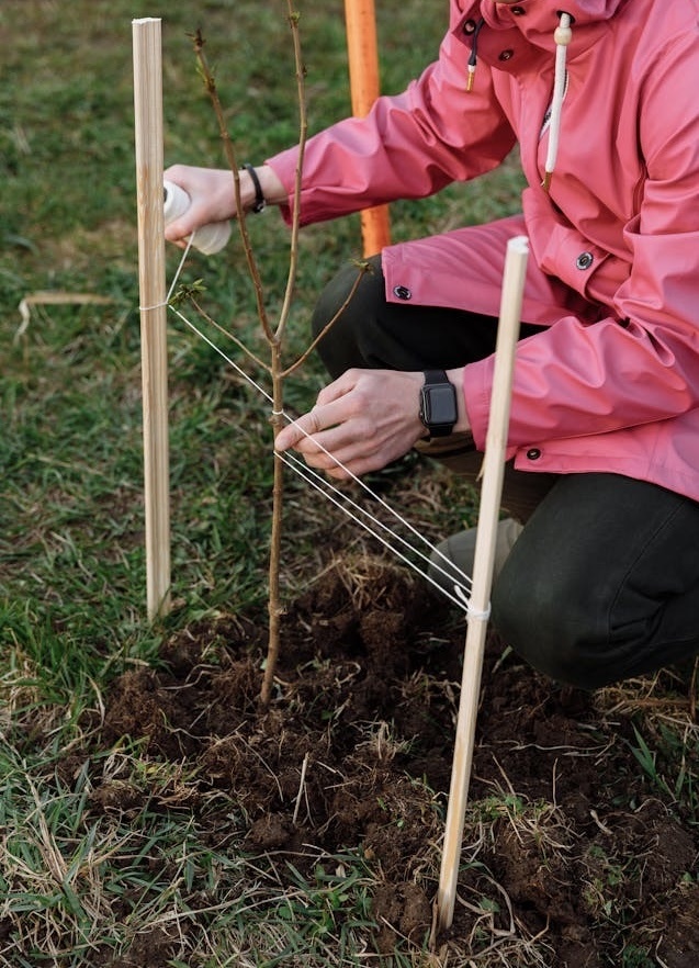 Посадка дерева