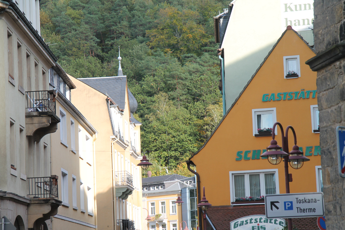 Бад-Шандау. Саксония. Германия