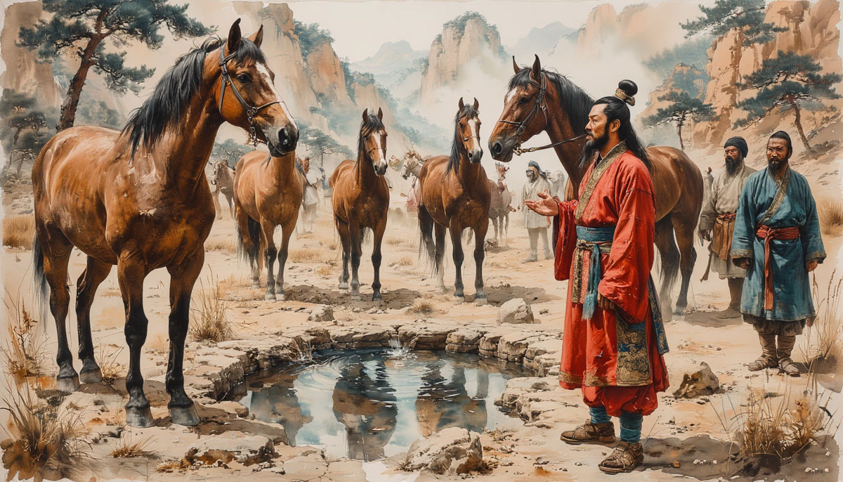  долинах Средней Азии Чжан Цянь обнаружил то, о чём в Китае могли только мечтать