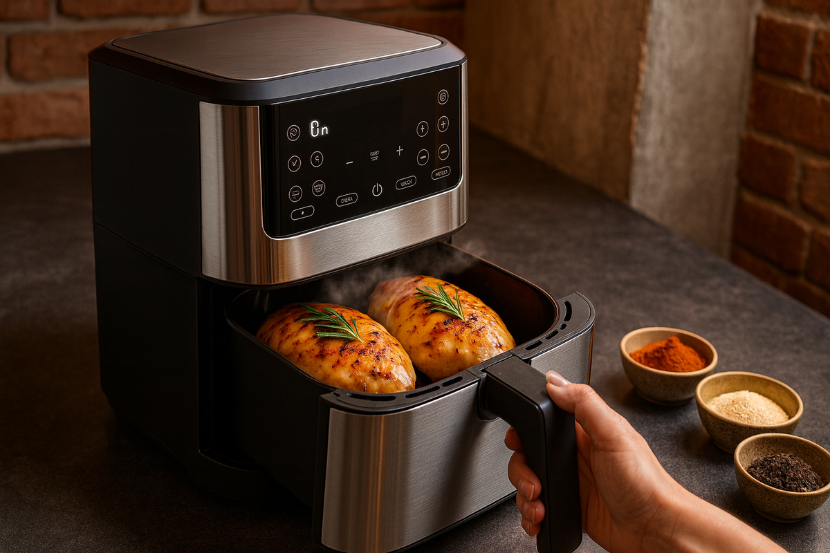 Cочная куриная грудка в аэрогриле