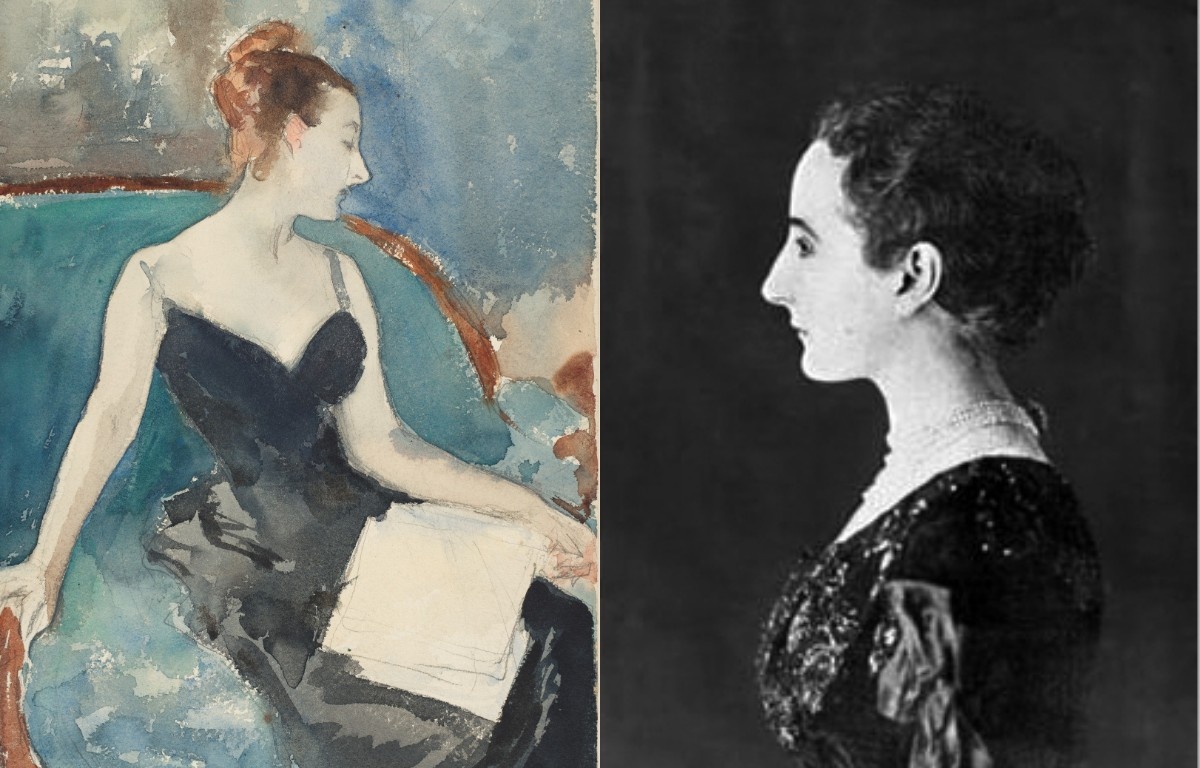 Набросок Сарджента, фотография Вирджигии Готре