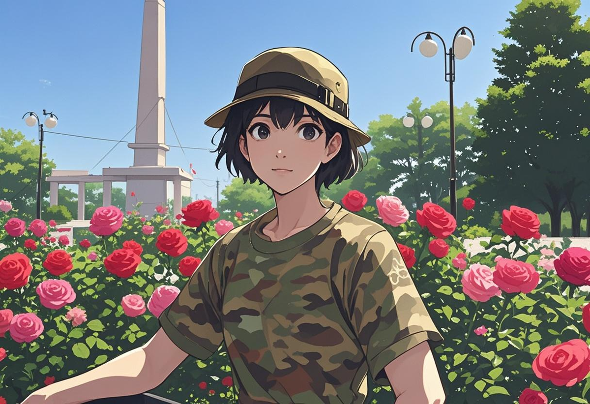 Рисунок в стиле аниме 