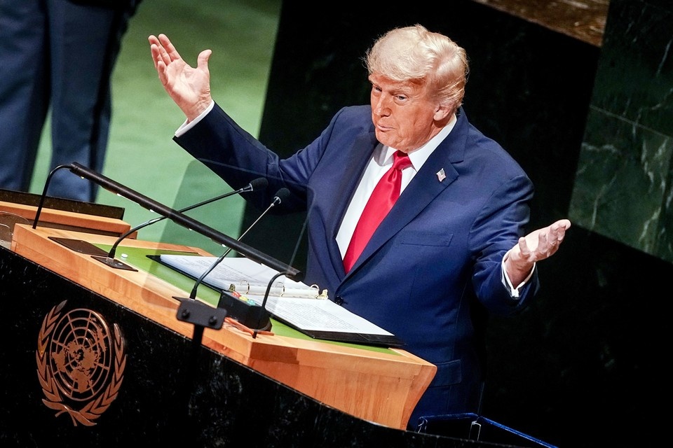    Речь Трампа на трибуне Генассамблеи ООН длилась 57 минут GLOBAL LOOK PRESS