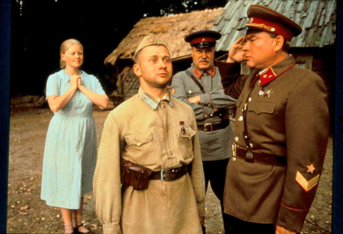 В роли солдата Ивана Чонкина