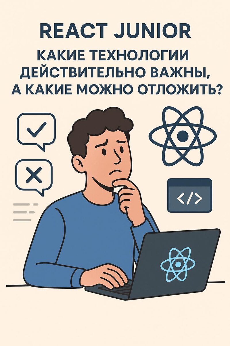 Карта развития React-джуниора в 2025