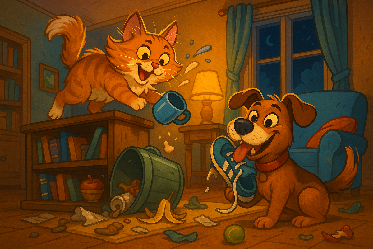юмор, питомцы, коты, собаки, домашние животные, хаос, абсурд, сарказм