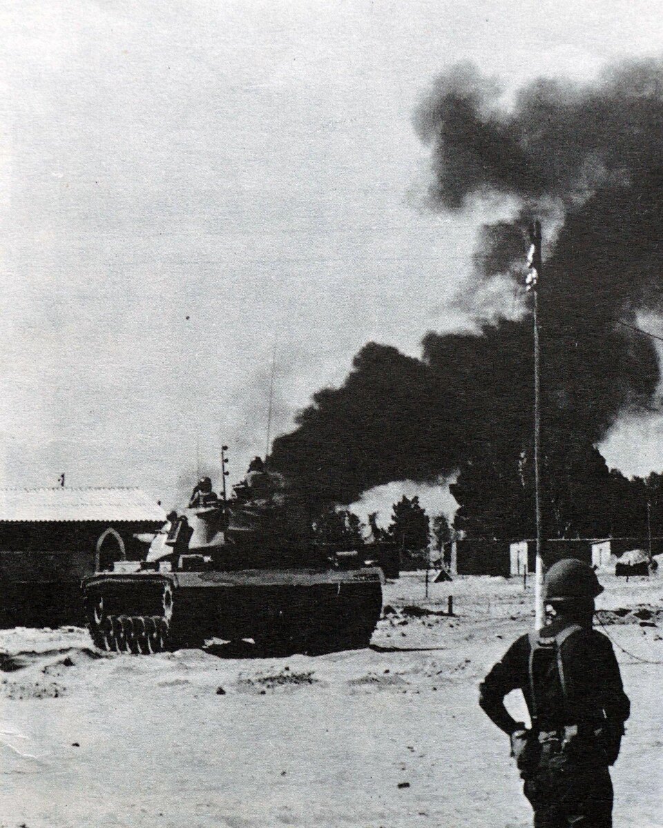 ВС Израиля на юге Сектора Газа, Шестидневная война, 1967 год