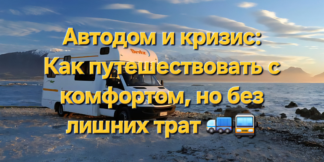 Автодом и кризис: Как путешествовать с комфортом, но без лишних трат 🚛🚍