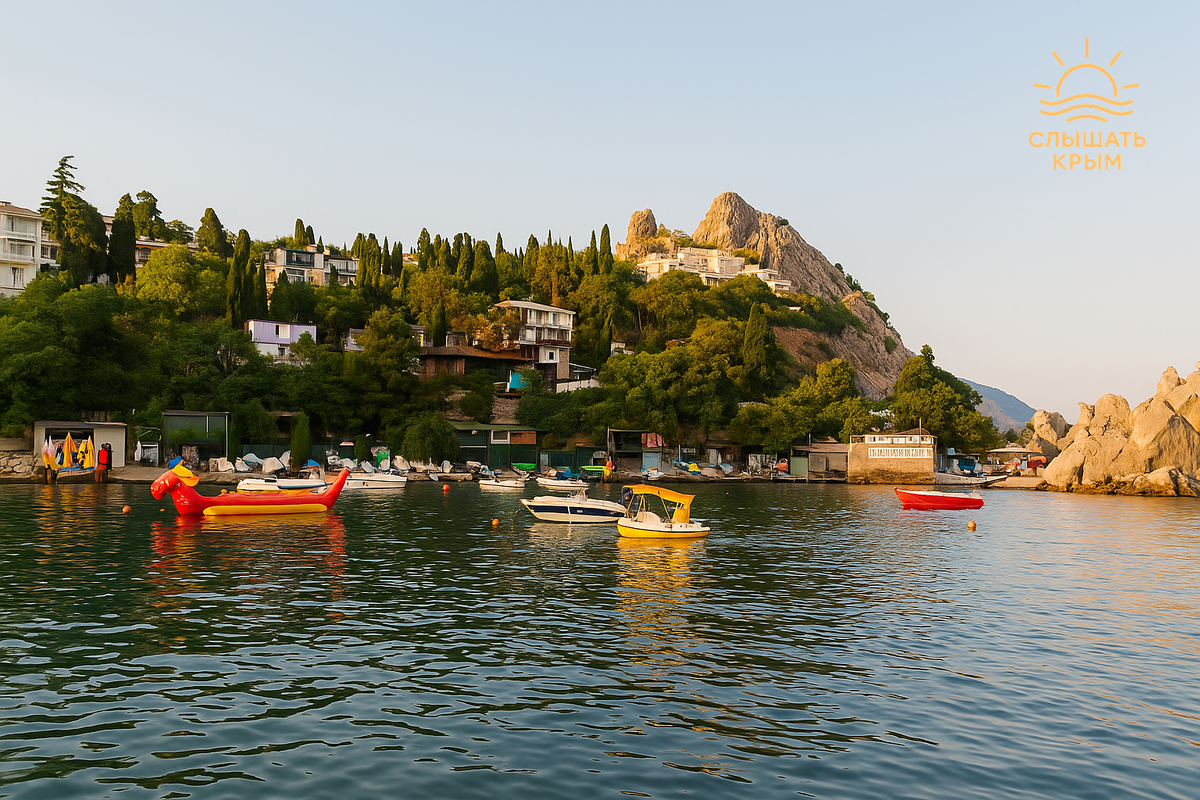 Я не вижу этой бухты, но чувствую её ладонью ветра, горячими камнями на причале и детским визгом. Здесь каждое эхо будто знает, что я его слушаю.