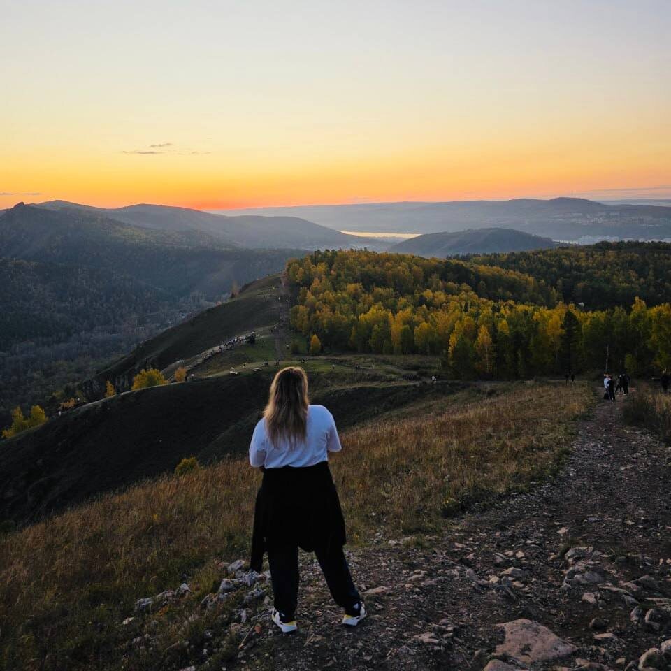 Шикарный вид недалеко от Красноярска
