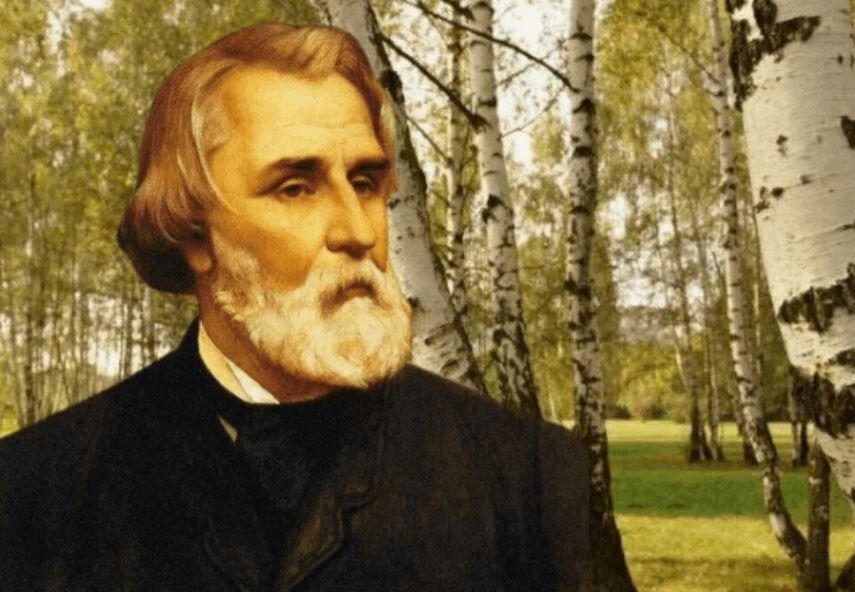 Иван Тургенев, как бы в лесу