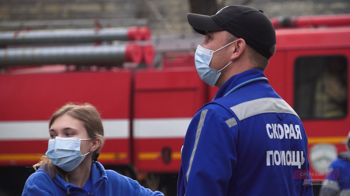 Кадр дня с места пожара.