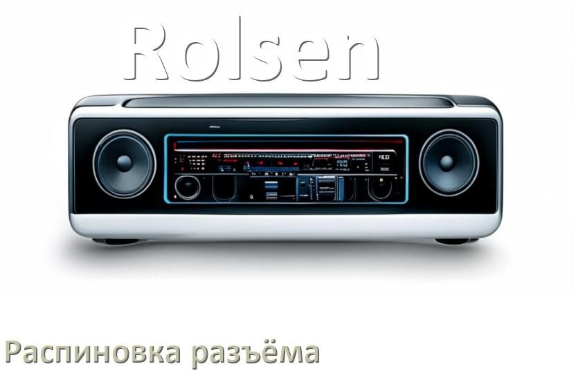 
Распиновка разъёма магнитолы Rolsen Андроид по цветам проводов