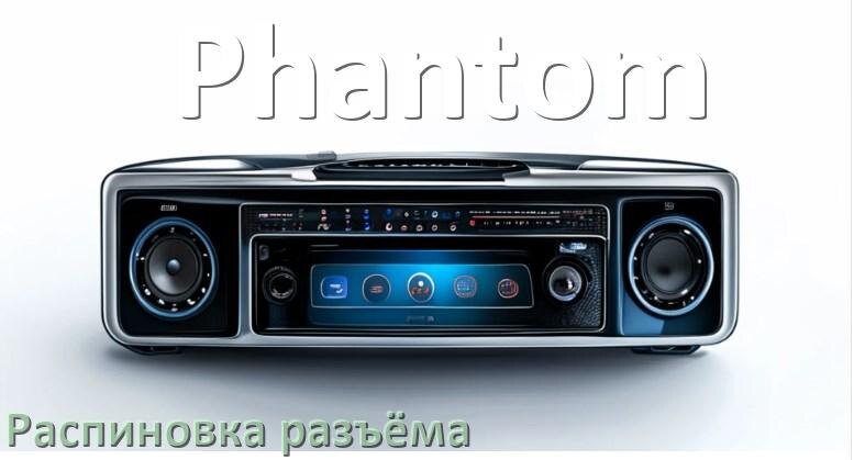 
Распиновка разъёма магнитолы Phantom Андроид по цветам проводов