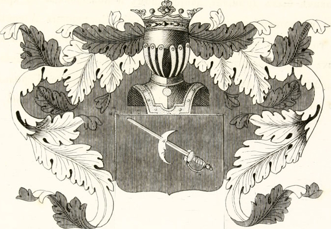 Символ геральдики: Пронзенный шпагой полумесяц