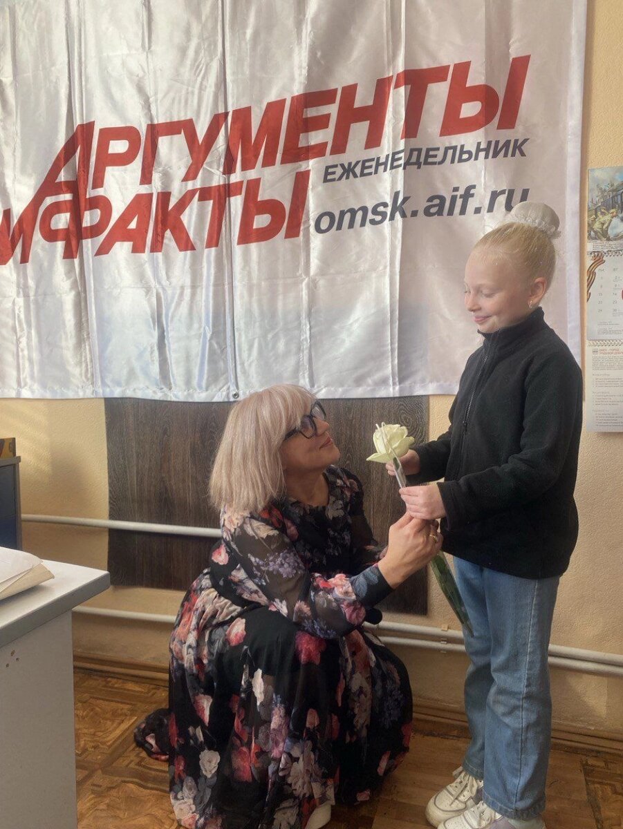    Арина в омской редакции «АиФ». Фото: Из личного архива/ Ксения Ермакова