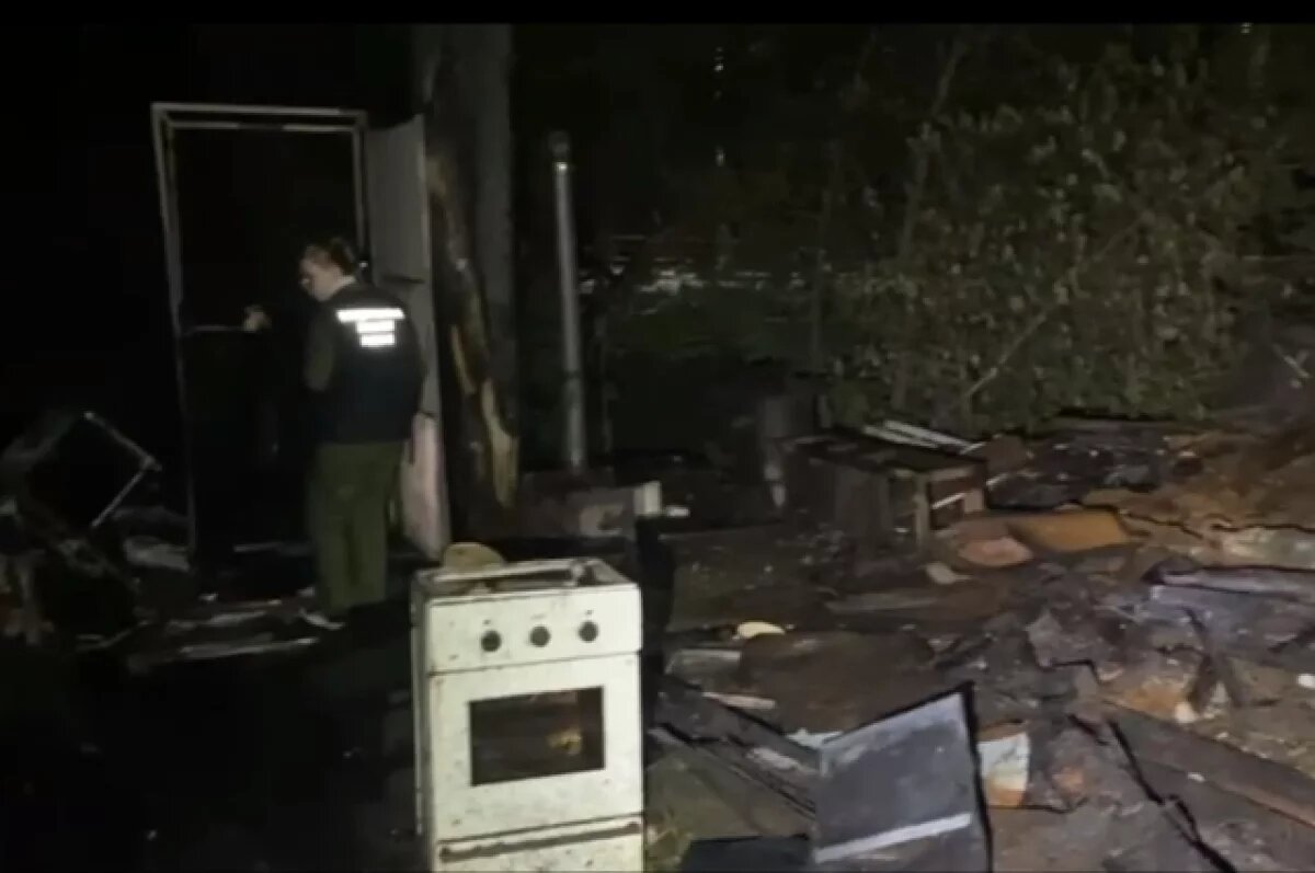    Тело мужчины нашли при пожаре у остановки в Хабаровском крае