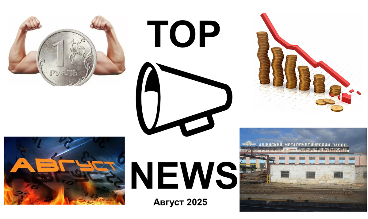 ТОП новостей за август 2025 года