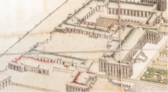 . Выкопировка из аксонометрического плана Санкт-Петербурга 1765–1773 г.г. (План П. де Сент-Илера, И. Соколова, А. Горихвостова и др.). СПб.: Крига, 2003. С. 5.