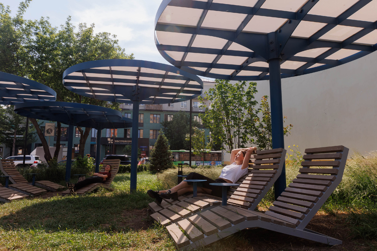 Современные малые архитектурные формы, уличная мебель