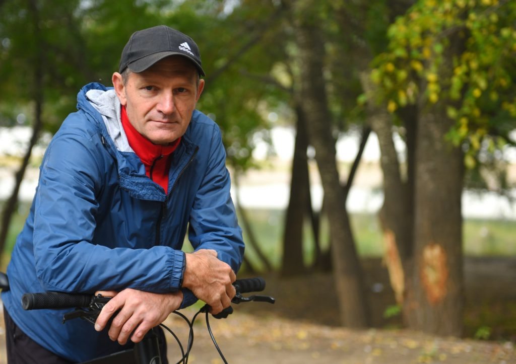    В школе №24 Оренбурга набирает популярность велосипедный спорт Антон Пичурин