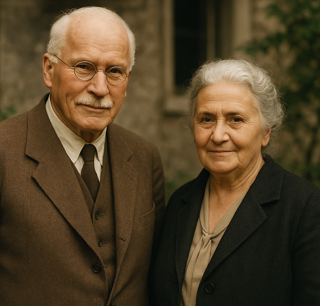 Карл Юнг и Мария Монтессори (ИИ)