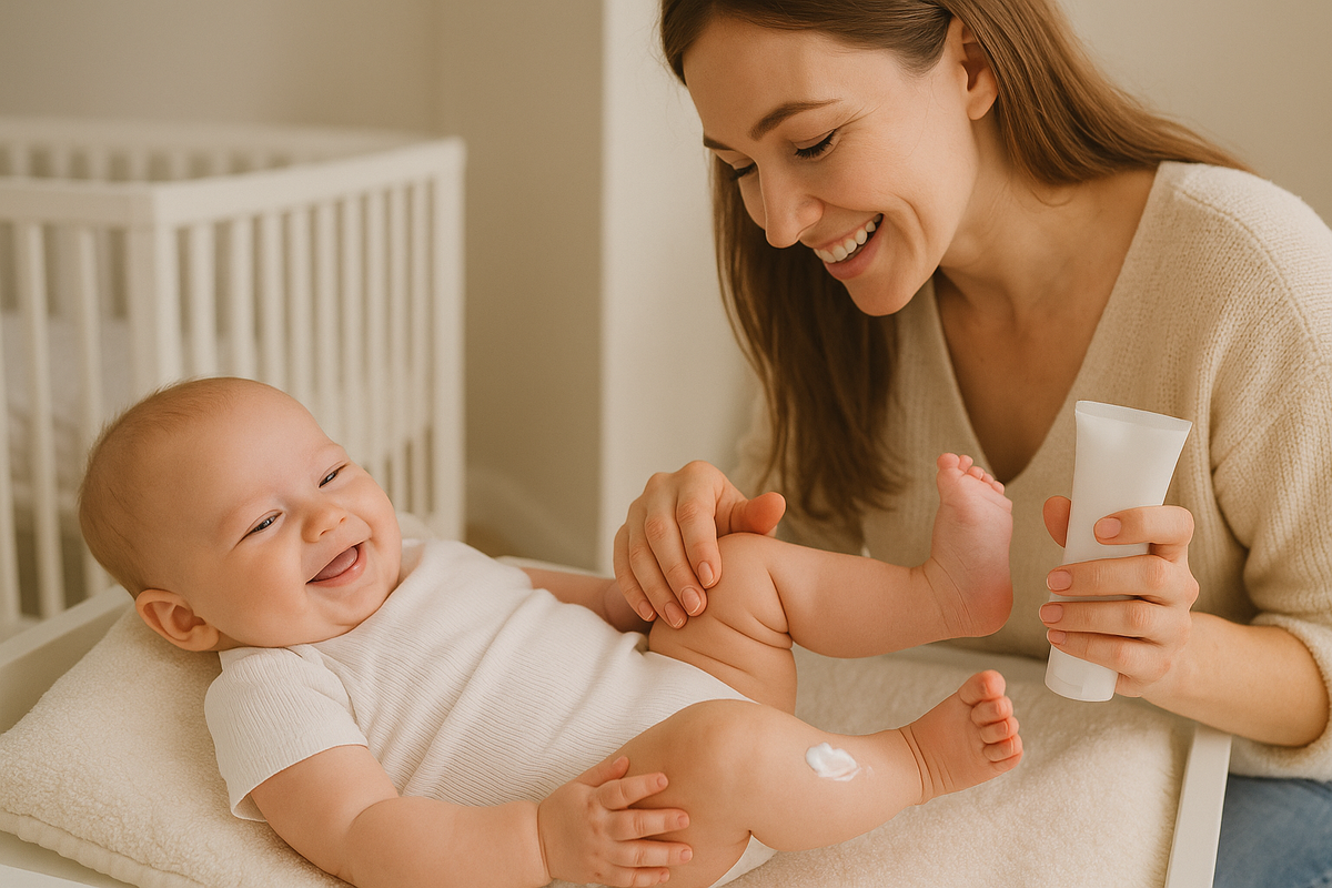 Как ухаживать за кожей новорождённого осенью и зимой: