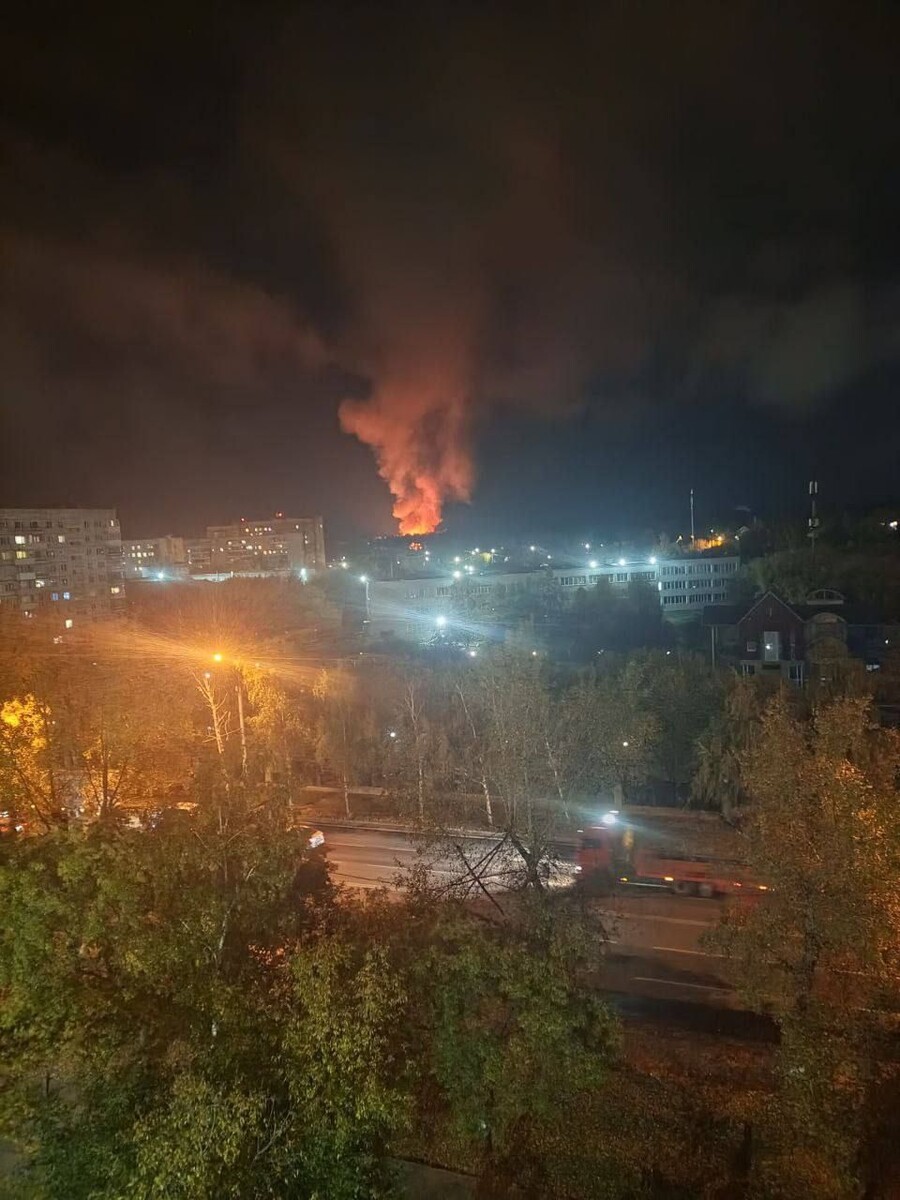    Пожар в Новосибирском зоопарке. Источник: "Инцидент Новосибирск"