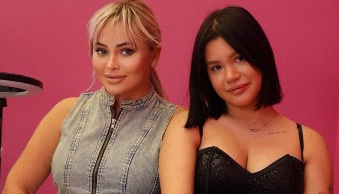 Дана Борисова с дочерью Полиной. Фото: Telegram / @poxenovaa