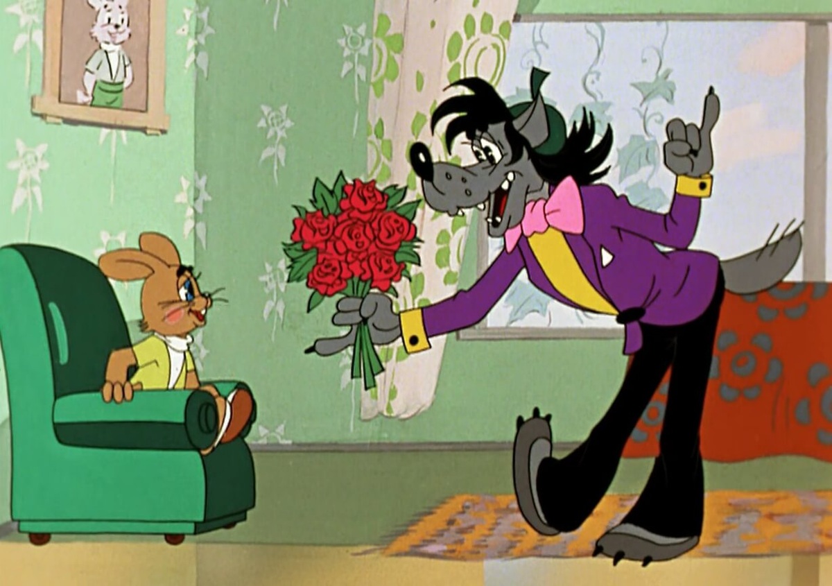    Кадр из мультфильма «Ну, погоди!»