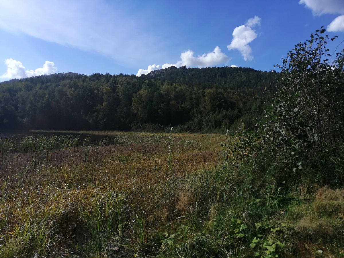 Вид на шихан с озера