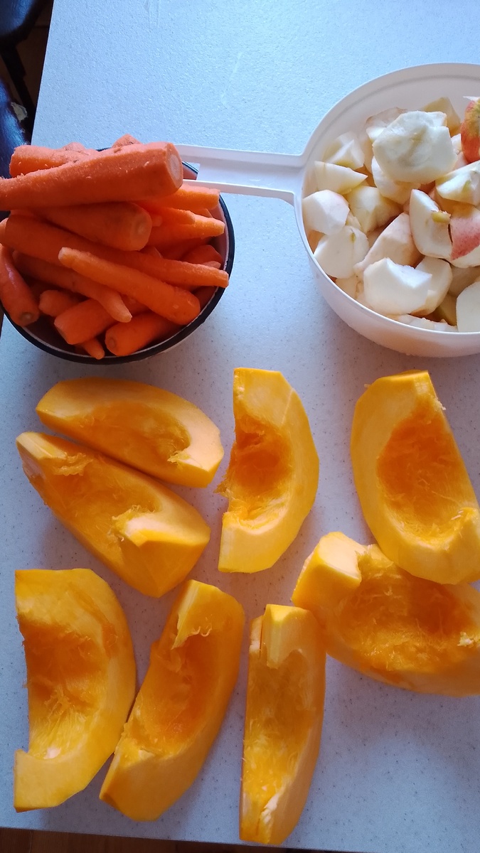 Заготовки к тыквенному соку