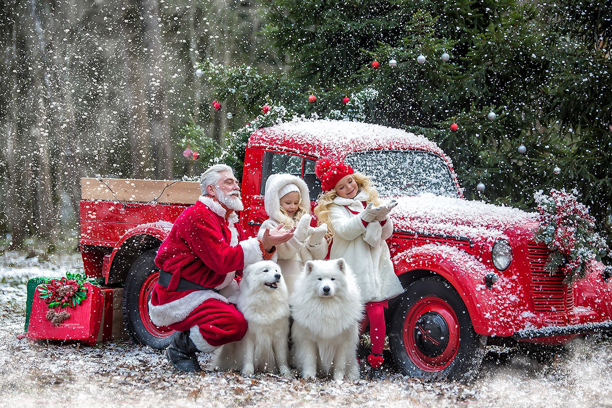 Новый год с дедом морозом 