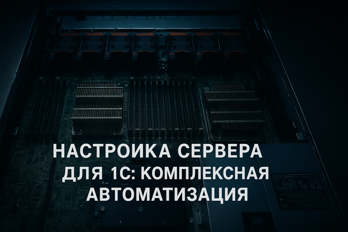 Сервер для 1с Комплексная автоматизация