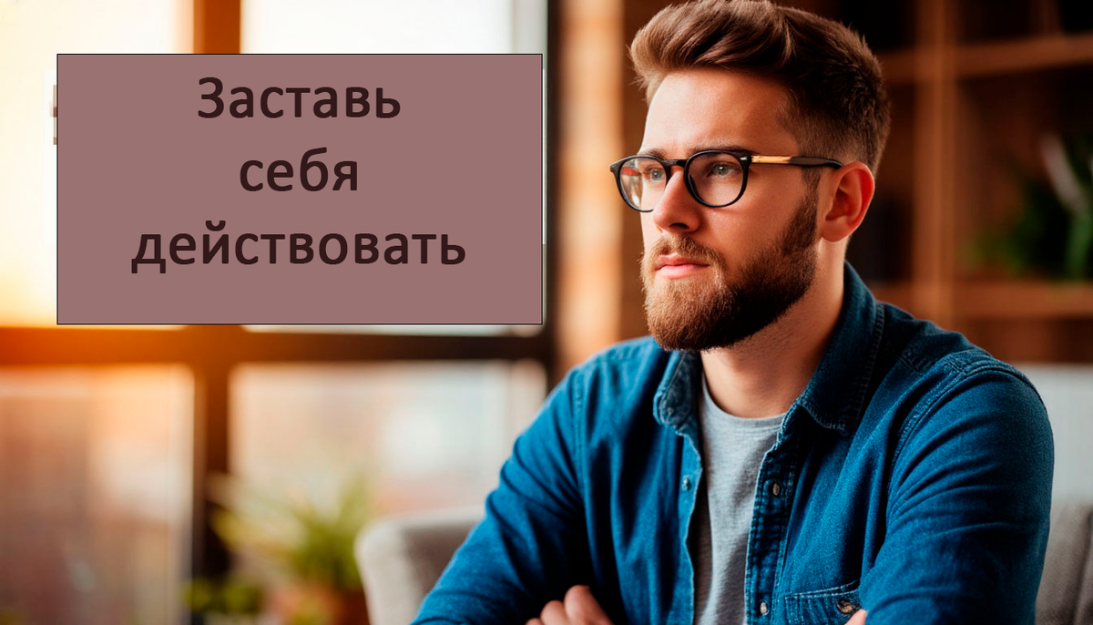 заставь себя действовать