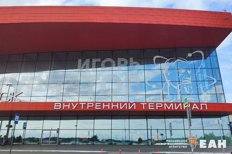    ЕАН. Здание внутреннего терминала челябинского аэропорта