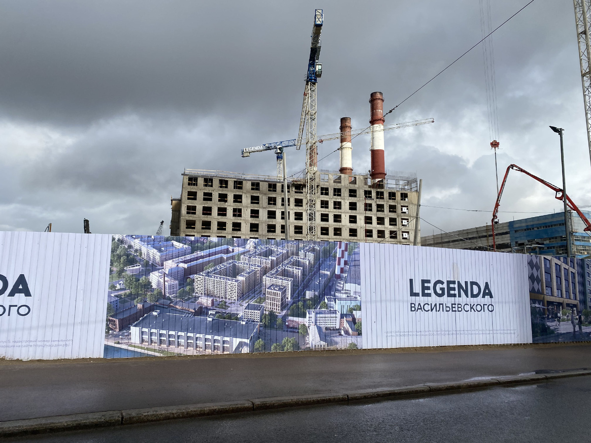 ЖК «Легенда Васильевского». Сентябрь 2025