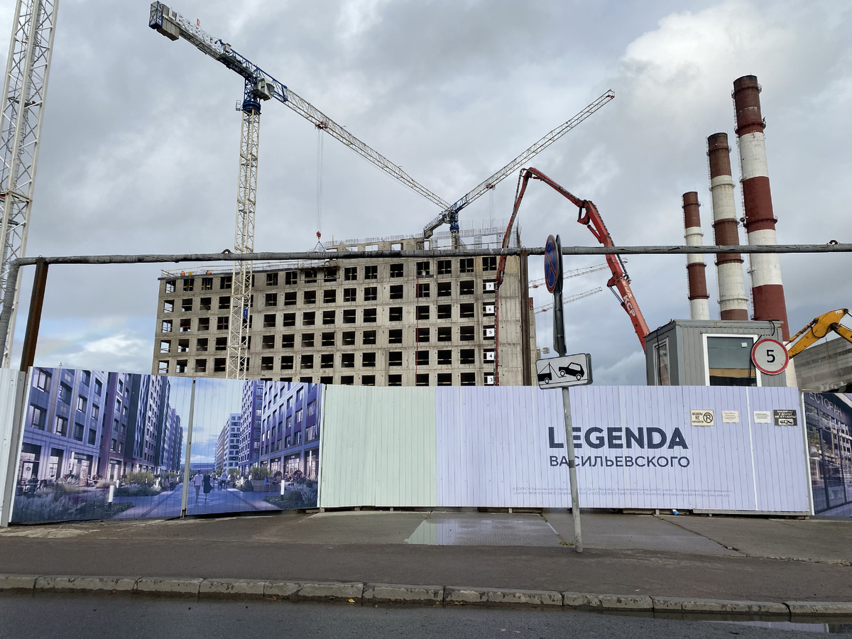 ЖК «Легенда Васильевского». Сентябрь 2025