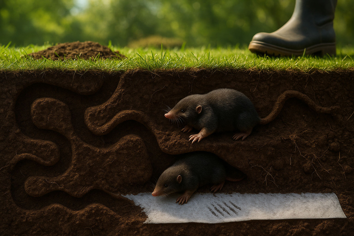 Геотекстиль против грызунов фото