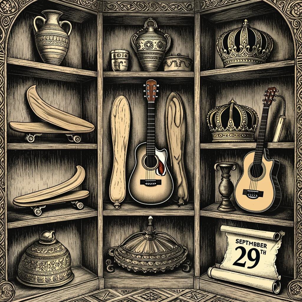 Тайная комната календаря. Здесь каждый предмет ищет свою пару