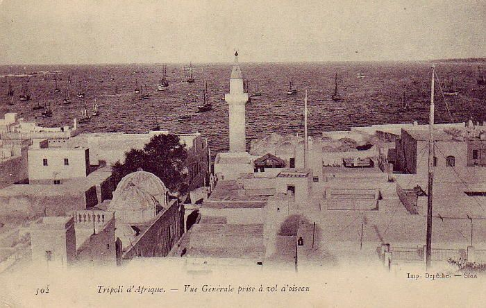 Панорама Триполи, 1908 год.