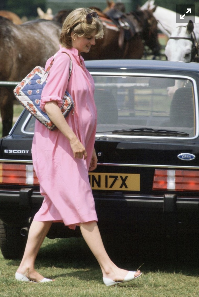 Беззаботная будущая мама
Виндзор, 1982