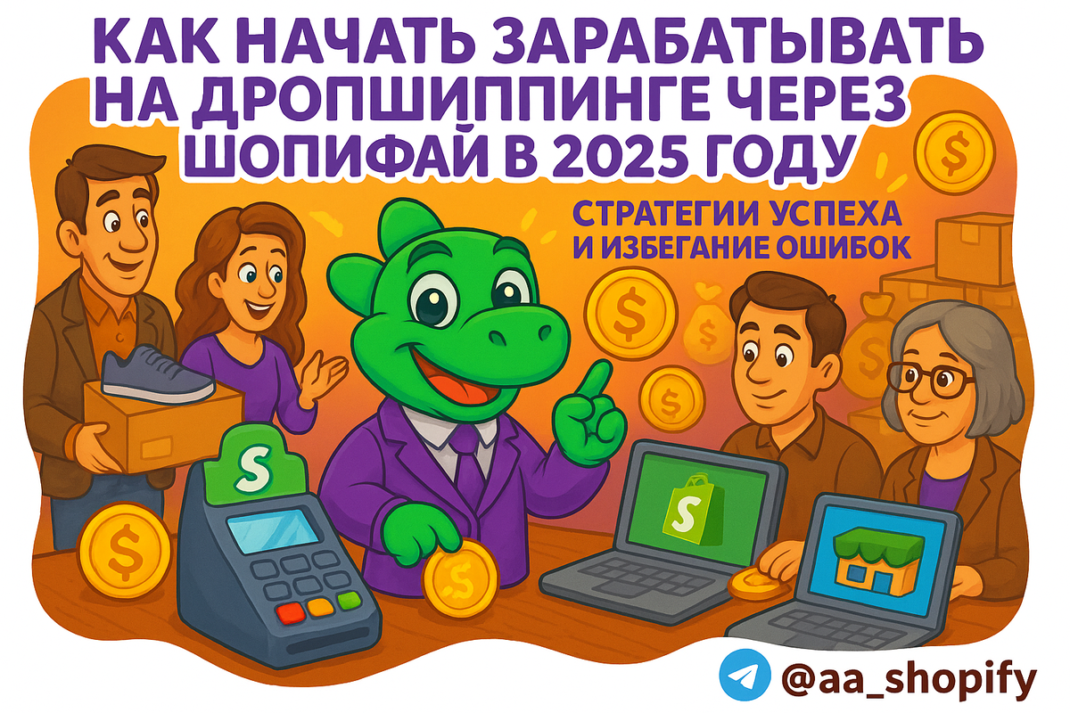    Как начать зарабатывать на дропшиппинге через Шопифай в 2025 году: стратегии успеха и избегание ошибок aa_ecom